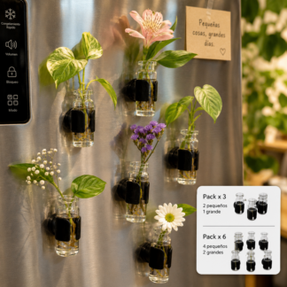 macetero florero magnético refrigerador