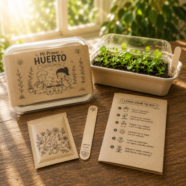 Kit de Cultivo invernadero | Mi Primer Huerto invernadero